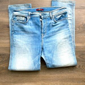7 for all mankind skinny cropped jeans size 32